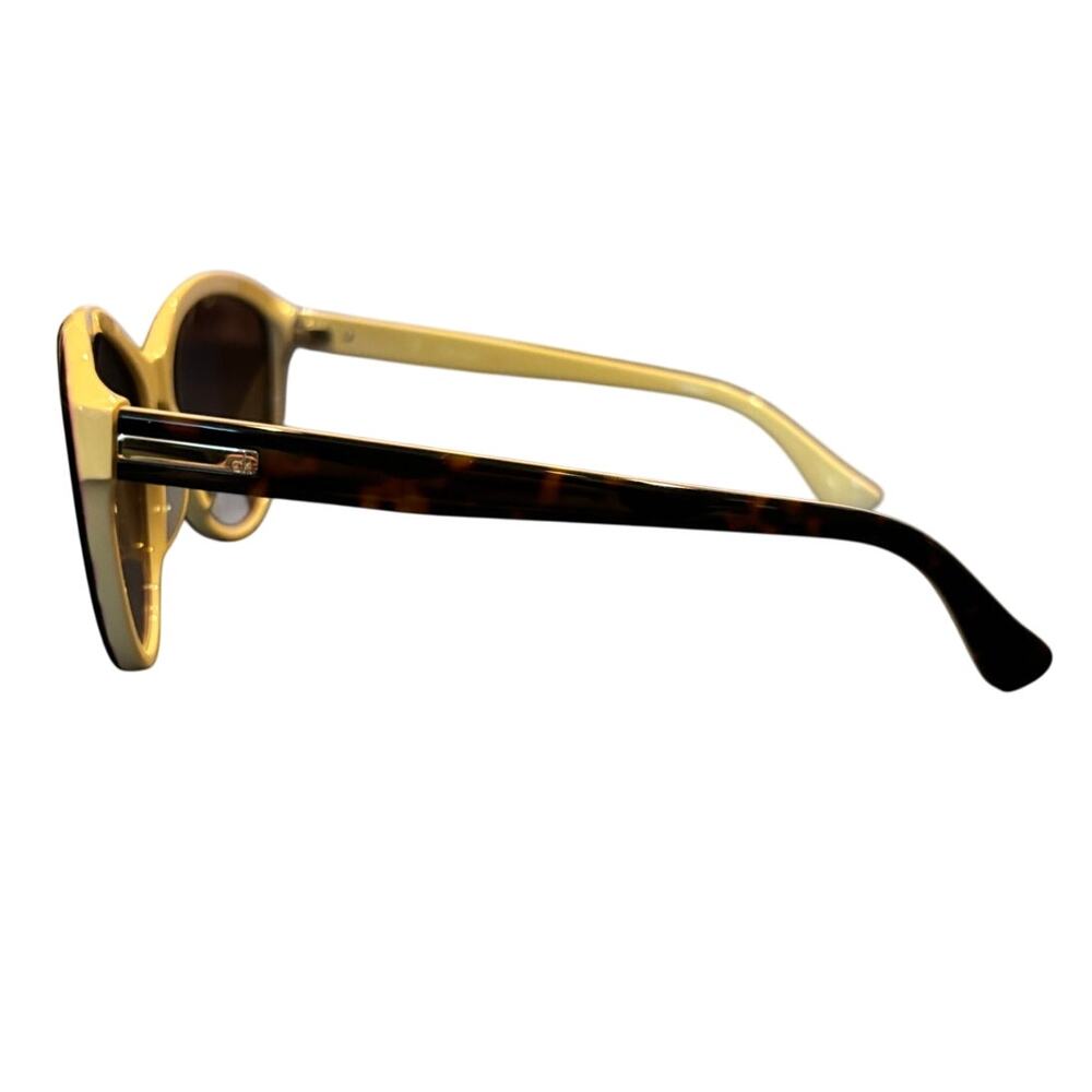 Women's Calvin Klein CK4256S 110 Tortoise & Beige Sunglasses, EUC - Picture 4 of 8